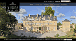 Desktop Screenshot of hotelchateaupomys.com